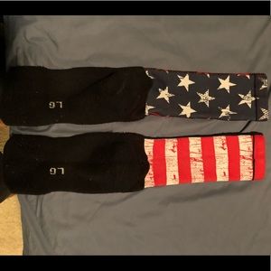 Under armour American flag socks